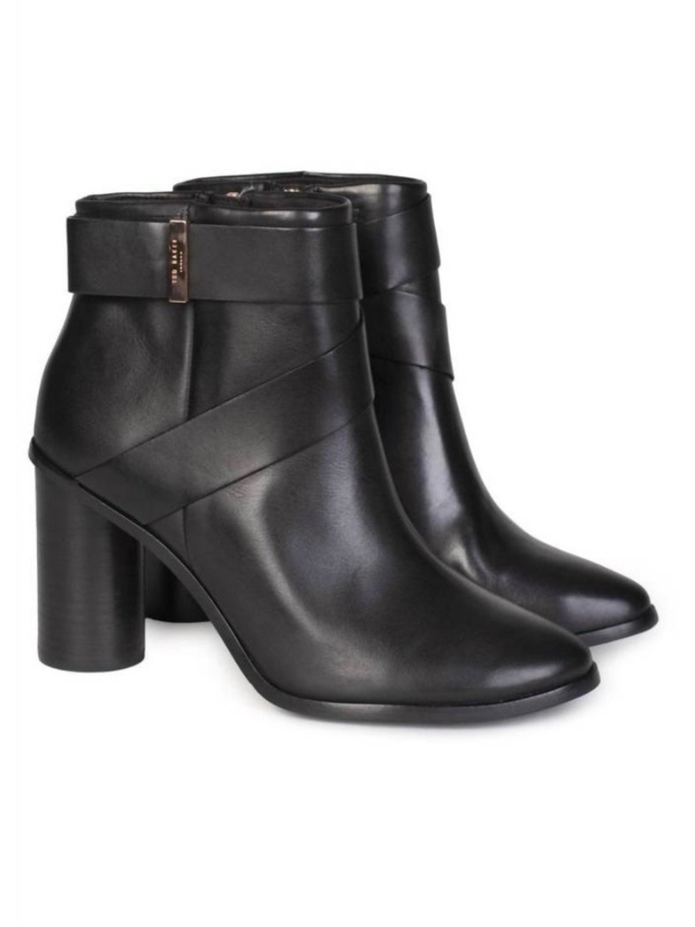 TED BAKER matyna leather ankle boots in black size 36.5